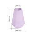 thumbnail image 2 of Unique Bargains Bell End Stopper Cord Rope Lock for Drawstring Bag, Purple Green Blue Pink Beige, 100 Pack, 2 of 5