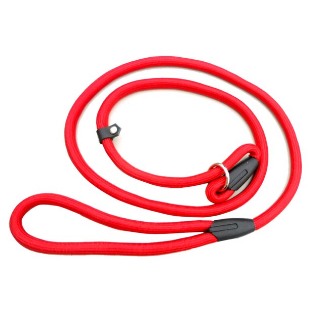 0.8*140cm Laisse de Dressage Réglable en Nylon pour Chien Corde de Traction (Rouge)