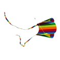 thumbnail image 4 of YOPTOP Cerf-Volant Arc-en-Ciel en Polyester Ripstop Jouet Volant Extérieur pour Enfant Adulte Rayé, 1, 4 of 9