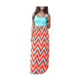 thumbnail image 1 of Birdeem Robe Longue Bohème Décontractée à Rayures pour Femme, Robe Maxi de Plage d'Été pour Dame, 1 of 7