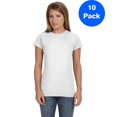 thumbnail image 1 of Gildan T-Shirt Ajusté Softstyle pour Femmes - G640L (Lot de 10), 1 of 1