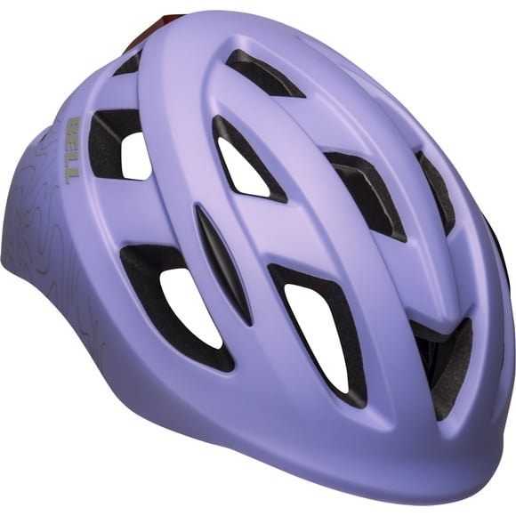 Bell Sports Nixon Adult Lighted Bike Helmet Orchid Topography