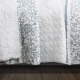 thumbnail image 2 of Lush Decor 16T002782 Nisha Quilt Blue 3Pc Set Full/ Queen, 2 of 2