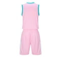 thumbnail image 4 of Boys' Fast - Drying Sport Outfit: Breathable Sleeveless Shirt & Basketball Shorts Set, 4 of 7