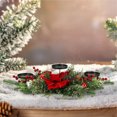 thumbnail image 1 of Yhmxh Home Decor Christmas Three-legged Candlestick Home Desktop Candlestick Rattan Garland Decoration Party Matching Ornaments Welcome Home Decorations Spring Decor, 1 of 5