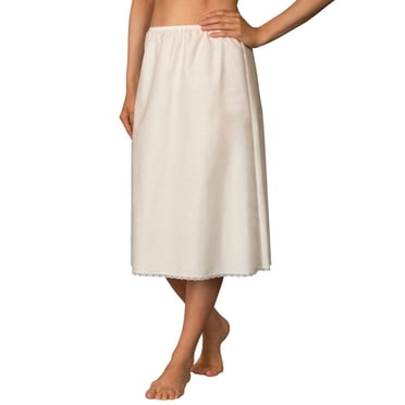 Women's Shadowline 4711630 30 Inch Flare Half Slip (Ivory M)
