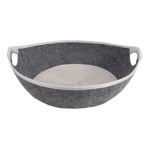 Petit Lit pour Animal en Feutre Rafraîchissant, Lit Doux pour Chat, Lit de Couchage pour Animal, Lit pour Chiot pour l'Été