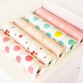 thumbnail image 2 of 2-pack 300cm Cute Polka Dots Shelf Paper Cabinet Drawer Liner Kitchen Table Mat(Blue Dots), 2 of 10