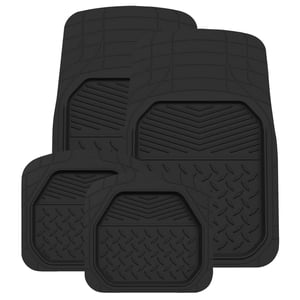 AUTO DRIVE Heavy Duty Deep Tray Car Floor Mats