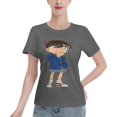 thumbnail image 1 of T-Shirt Basique à Manches Courtes pour Femmes Detective Conan Conan, 1 of 6