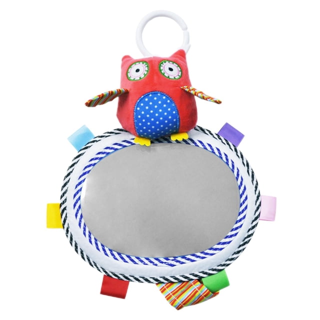 Car Back Seat Mirror Cute Rear Facing Mirrors for Kids Baby Owl Style