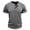 Grey, variant on cfhntfmh Men's Henley Shirts Short Sleeve Casual Basic Tee Summer Button Muscle Slim Soild Color T Shirts
