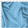thumbnail image 4 of Soimoi Blue polyester Crepe Fabric Arrow & Skull Fabric Prints By Yard 42 Inch Wide, 4 of 5
