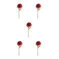 thumbnail image 1 of Baohd 1/2/3/5 10pack/lot Realistic Appearance Artificial Flower For Party Decor And Home Decor Deep Coffee 5PCS, 1 of 6