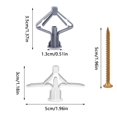 thumbnail image 2 of Heavy Duty Expansion for Faucets and Fixtures High Strength Wall Plugs for Secure in Concrete Brick and Drywall Suitable for Faucets Hardware and Fixtures, 2 of 5