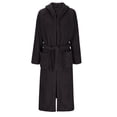 thumbnail image 4 of Timegard Nightgown for Women Fleece Mid Long Robe with Hood Belt Homewear Fall Winter Warm Comfy Bathrobe, 4 of 8