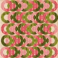 thumbnail image 1 of Ahgly Company Tapis d'Intérieur Lavables en Machine, Carrés Transitionnels Rouge Châtaignier, Carrés de 5', 1 of 7