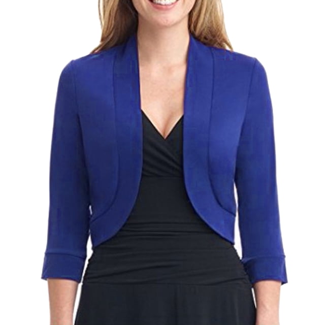 Babysbule Cardigans pour Femmes Liquidation Mode pour Femmes Manches Mi-Longues Couleur Veste Décontractée Affaires Petit Complet Cardigan pour Femmes Haut pour Femmes Liquidation Blouse