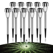 PRETXORVE Solar Lights Outdoor Water-Resitant Lighting Solar Powered Outdoor Lights Solar Garden Lights For Patio Yard White Light Warm Light Colored Light 10Pack