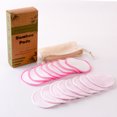 thumbnail image 4 of 16PCS Makeup Remover Pad Reusable Washable Bamboo Cotton Pad Facial Cotton Round, 4 of 10