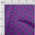 thumbnail image 1 of oneOone Viscose Chiffon Fabric Leaves Block Print Sewing Fabric BTY 42 Inch Wide, 1 of 4