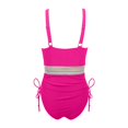 thumbnail image 5 of FhsagQ Ensembles de Maillots de Bain pour Femmes Camisoles et Débardeurs Maillot de Bain Intégré pour Femmes Maillots de Bain Col en V Bretelles à Cordon de Serrage Ajustables Maillots de Natation Ensembles de Maillots de Bain pour Femmes 2 Pcs Coton Rouge m, 5 of 5