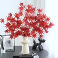 thumbnail image 1 of Halloween Decorations Outdoor Autumns Feast Simulation of Green Maple Tree Branches- 3 Colors Optional Creating The Beauty of European And Home Halloween Autumns Harvests Decoration Hallowee, 1 of 7