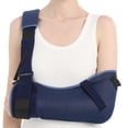 thumbnail image 1 of Velpeau Arm Sling with Waist Strap -Ventilated & Breathable Support Brace for Shoulder, Rotator Cuff, Elbow, Hand injury (Mesh-Blue, Right, Medium), 1 of 6