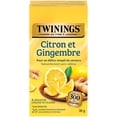 thumbnail image 2 of Twinings Lemon & Ginger Herbal Tea Bags, Lively & Spicy, Naturally Caffeine Free, 20 Count, 2 of 6