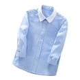 thumbnail image 2 of Rbaofujie Boys Short Sleeve Button Down Shirts Collared Beach Shirt, 2 of 4
