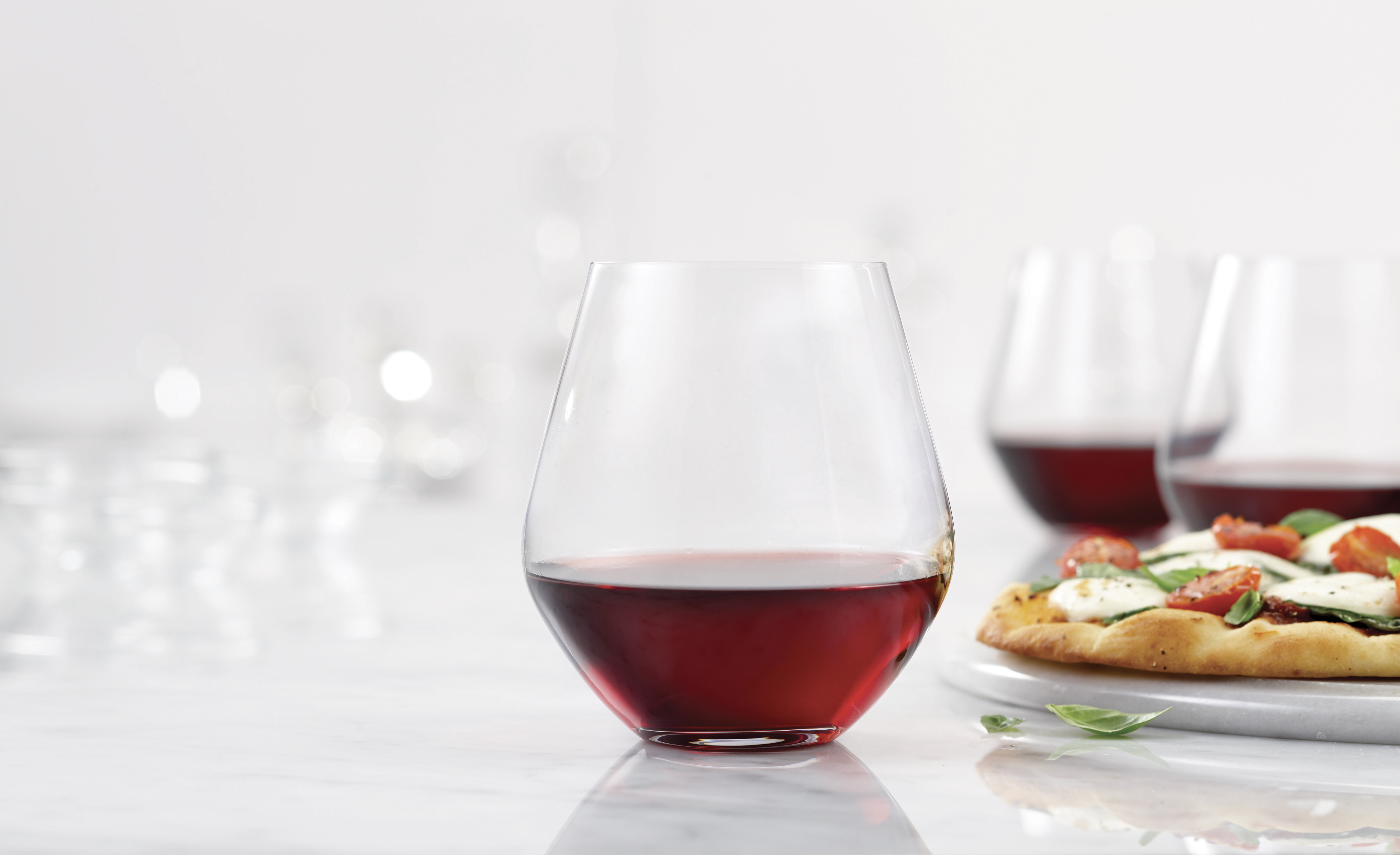 Verres à vin rouge ou blanc sans pied Quartz Trudeau 503 ml, Ens. de 4