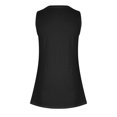 thumbnail image 4 of Timegard Womens Long Tank Tops Round Neck Sleeveless Solid Color Casual Loose Top Basic Tshirts Blouse, 4 of 6