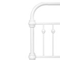 thumbnail image 3 of Homycasa Gobert Modern Full Size Metal Bed Frame Platform, White, 3 of 9