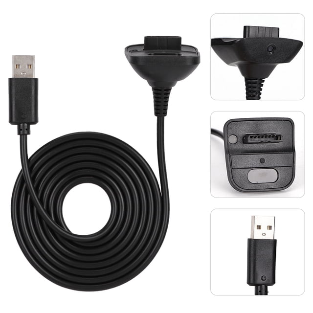 Pour Câble de Chargement de Manette 360 Câble de Chargement pour Manette 360 Câble de Chargement pour Manette 360 Câble de Chargement pour Manette pour Manette 360 Câble 2 en 1 2 en 1