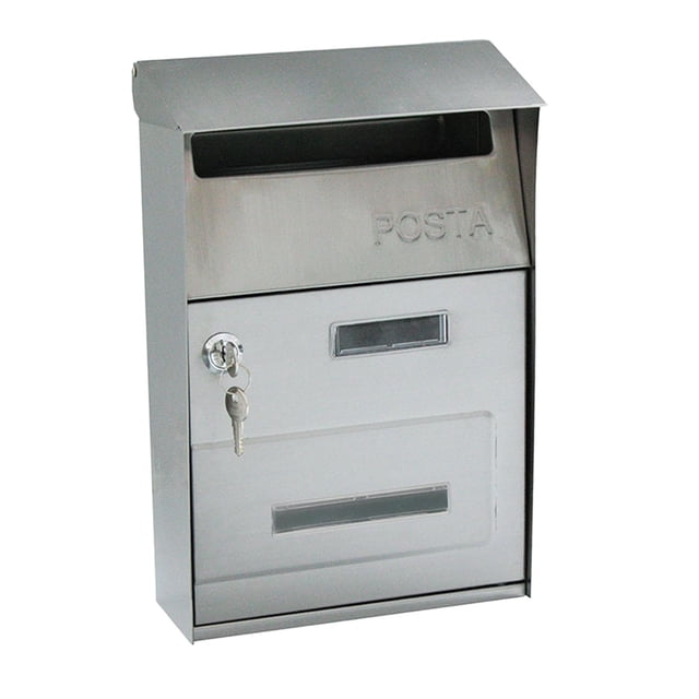 Rongfmy Heavy Duty Wall Mount Mailboxes - Vintage Decoratieve Zinklegering Letter Box -