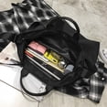 thumbnail image 3 of Pompotops Large Capacity Folding Travel Bag, Portable Lightweight Carry-on Duffel Bag, Waterproof Dry And Wet Separation Bag, Suitable For Weekend Night Sports Fitness Clearance, 3 of 7