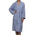thumbnail image 1 of Superior Coton Unisexe Bain de Coton Éponge Robe Blue Extra Large, 1 of 1