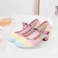 thumbnail image 2 of Wdgfv Ballerines Filles Scintillantes Fête Mary Jane Princesse Chaussures de Robe Multicolore 5-5,5 Ans, 2 of 4