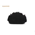thumbnail image 5 of KAUKKO Vintage Casual Canvas and Leather Rucksack Backpack, 1Black, 5 of 5
