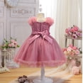 thumbnail image 4 of EGNMCR Robes de Soirée pour Femmes, Robes Formelles pour Femmes, Robes de Cocktail pour Femmes Mignonnes et Douces Robe pour Enfants Robe en Tulle à Paillettes Robe de Fille Fête d'Anniversaire Robe de Princesse pour Fille Robe pour Filles, 4 of 5
