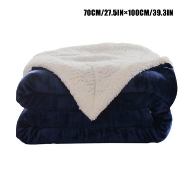 AMERTEER Eveluo Couverture en Flanelle Épaissie Laine d'Agneau Composite Double Couverture de Loisir Couverture Cadeau