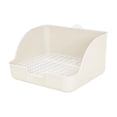 thumbnail image 3 of Tachiuwa Rabbit , Pet Pan, Rectangular Easy to Install, Small Animal Litter, Bedding Cage White, 3 of 9