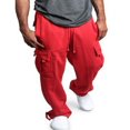 thumbnail image 1 of Men Cargo Jogger Sweatpants with Pocket Athletic Pants, 1 of 5