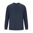 thumbnail image 5 of AherBiu Chandails à Manches Longues pour Hommes Col Ras du Cou Coupe Décontractée Hauts Automne Hiver Décontractés Amples Légers Chandail, 5 of 5
