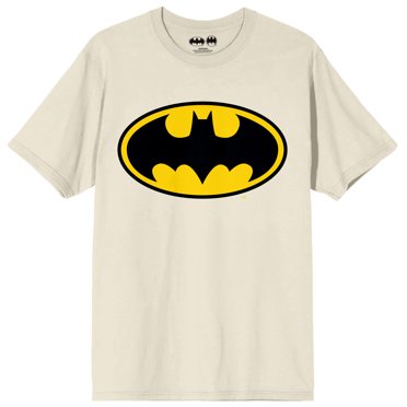 Batman Logo Men's Tee in Natural-3XL
