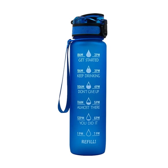 Water Bottles with Times To Drink 1 Gallon Sports Bottle Plastic Cup Bounce Cover Frosted Water Bottle Space Cup Every Day Time Water Bottles with A Time Tracker