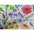 thumbnail image 5 of oneOone Coton Popeline Pêche Tissu Feuilles & Trèfle Robe Tissu Tissu Imprimé par la Cour 56 Pouces de Large, 5 of 5