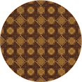 thumbnail image 1 of Ahgly Tapis d'Intérieur Lavable en Machine Carré Rouge Nuit, 3 Pieds Carré, 1 of 7