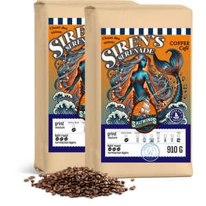 Sérénade légère de Sirens Coffee (2x910g Haricots entiers) Air Rôtissement léger au Canada Coffee