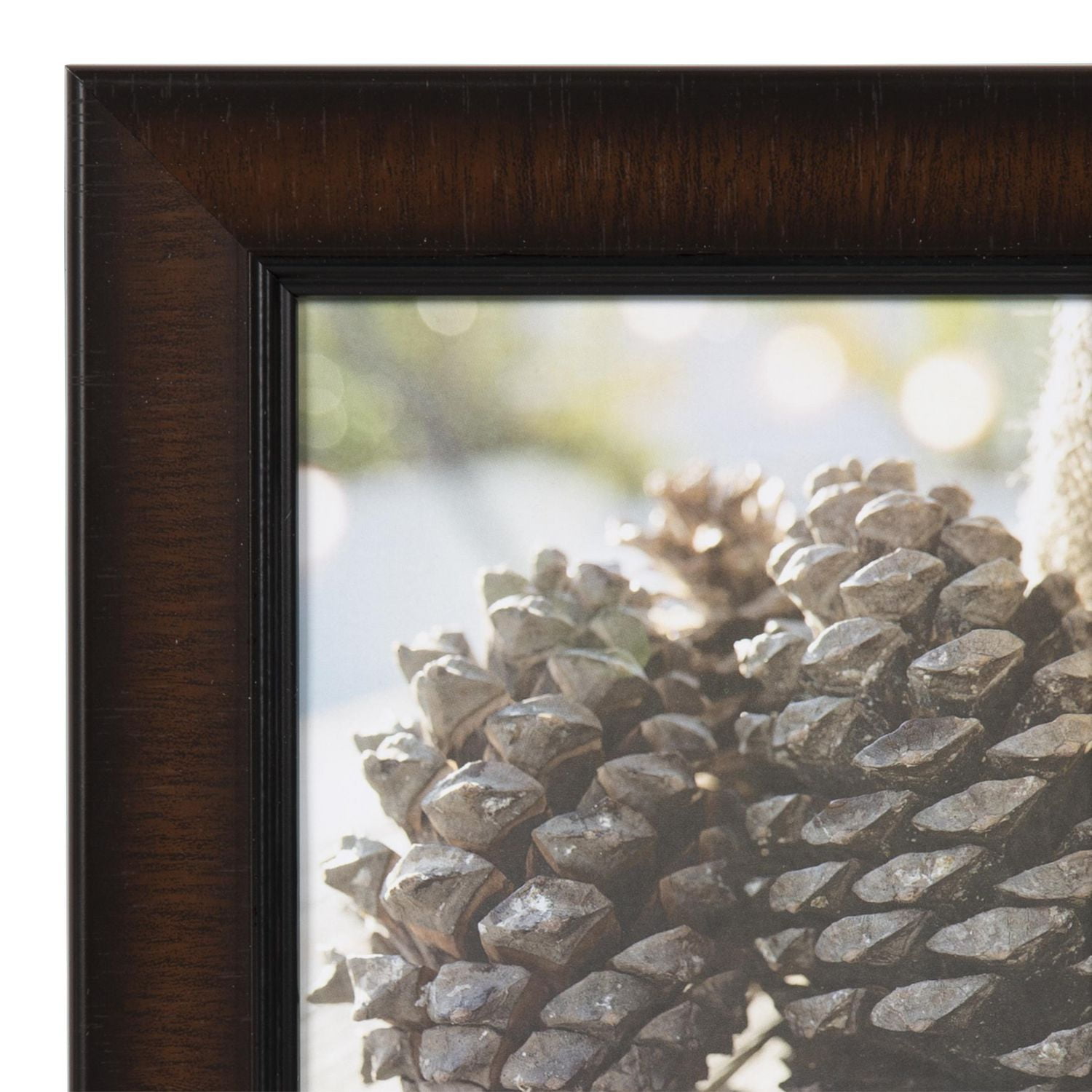 DesignOvation Lynnwood 4" x 6" Smoked Cognac Picture Frame